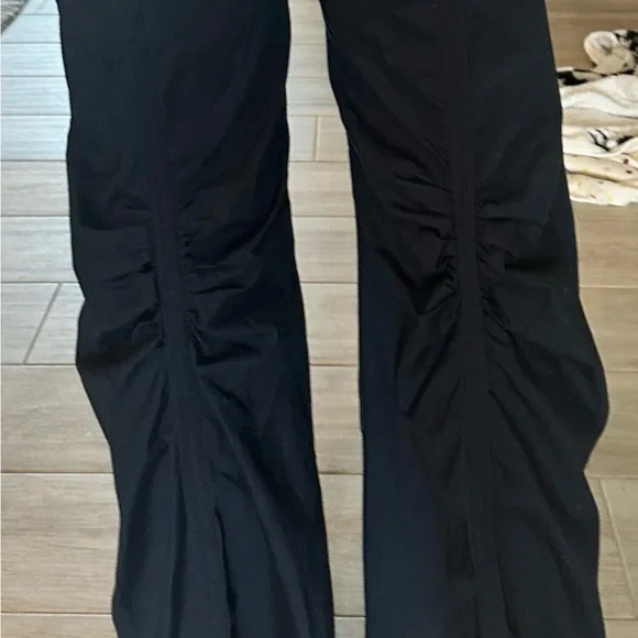 XCVI Navy Blue gathered and flared Pants - Picture 4 of 12